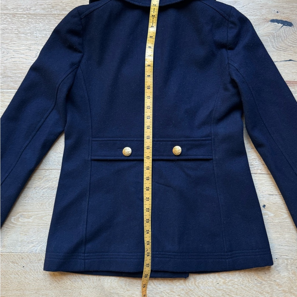 🔥CLASSIC NAVY PEA COAT🔥sz 6 JCREW price firm! - Picture 10 of 12